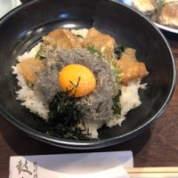 タイ生しらす丼_20180718_1